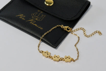 PawPromise™ Gold-Plated Stainless Steel Bracelet